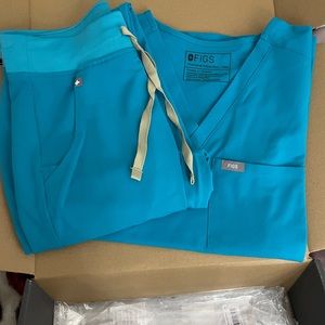 xxs regular figs set teal